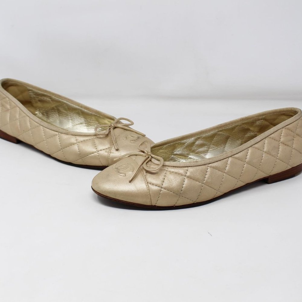 Chanel #45582 Ballerina Flats Size 40